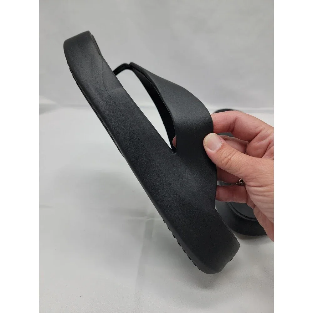 Crocs Getaway Platform Sandals Womens 9 Black